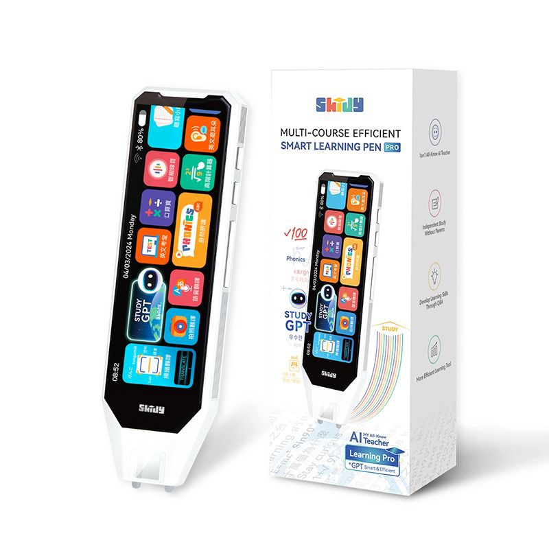 🌸新品上市--英國SKIDY智能全科多功能極速掃讀智學筆PRO (AI智答版)-白色 原裝行貨一年保養‼️ | 預訂約約1-2星期