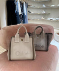 🌸法國代購 Small Chloé Carry tote bag in canvas | 預訂 付款後起計一個月左右到港(PM報價) 娉婷貿易公司 Exquisite Beauty Trading Company