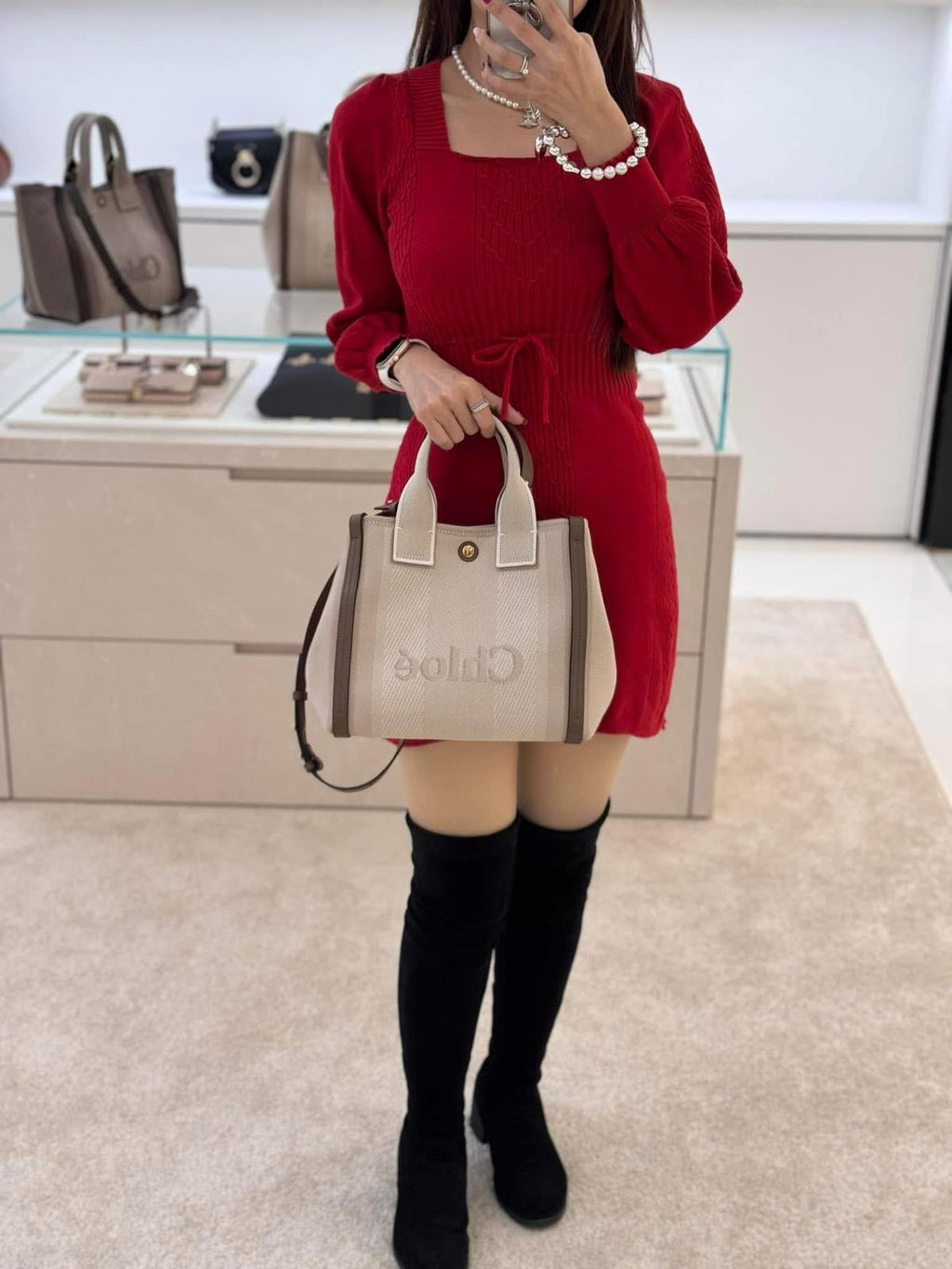 🌸法國代購 Small Chloé Carry tote bag in canvas | 預訂 付款後起計一個月左右到港(PM報價)