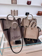 🌸法國代購 Small Chloé Carry tote bag in canvas | 預訂 付款後起計一個月左右到港(PM報價)