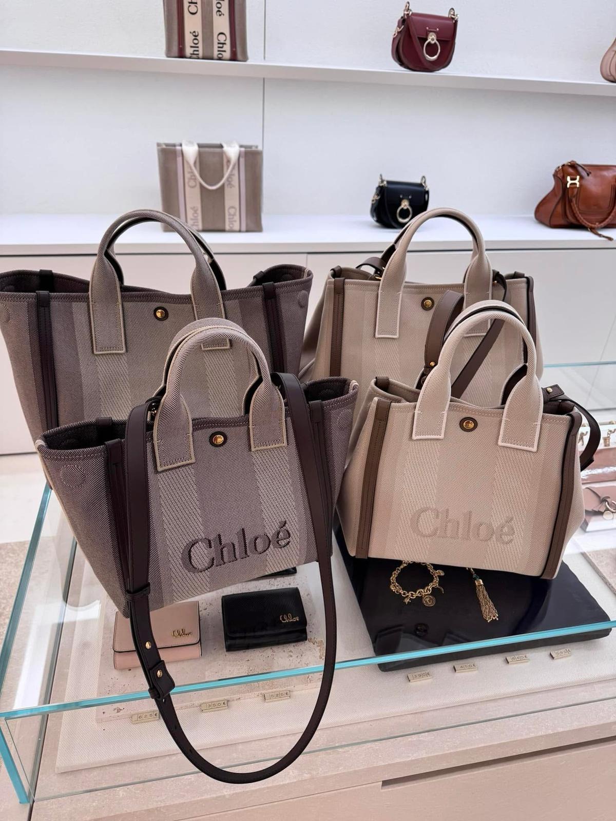 🌸法國代購 Small Chloé Carry tote bag in canvas | 預訂 付款後起計一個月左右到港(PM報價)