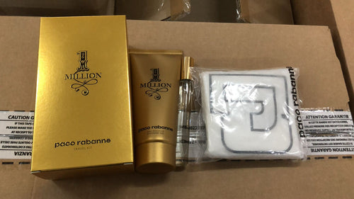 200套售完即止🌸（DFS免稅）Paco Rabanne 百萬金磚三件套裝（沐浴露100ml+香水10ml+白色袋）| 預訂約1-2星期 娉婷貿易公司 Exquisite Beauty Trading Company