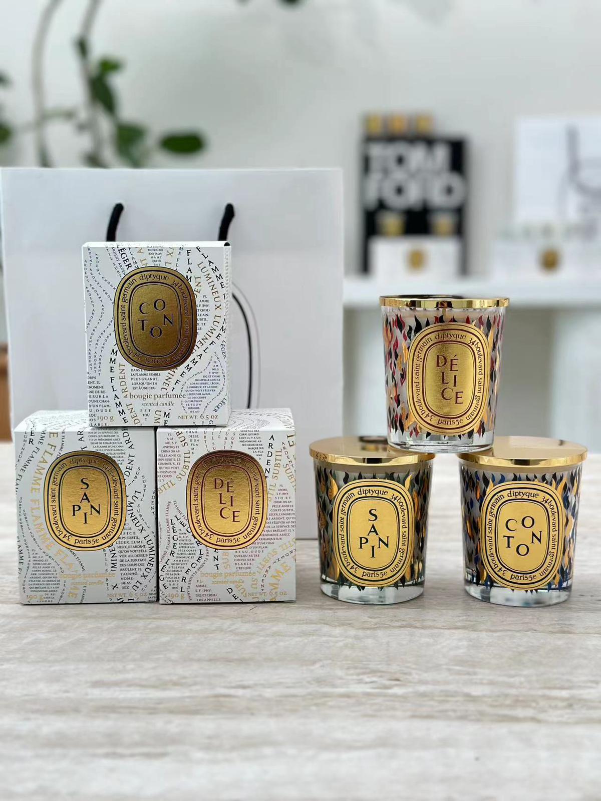 供應商現貨🌸Diptyque蒂普提克蠟燭金色限量版190g | 落單後約3-5個工作天寄出