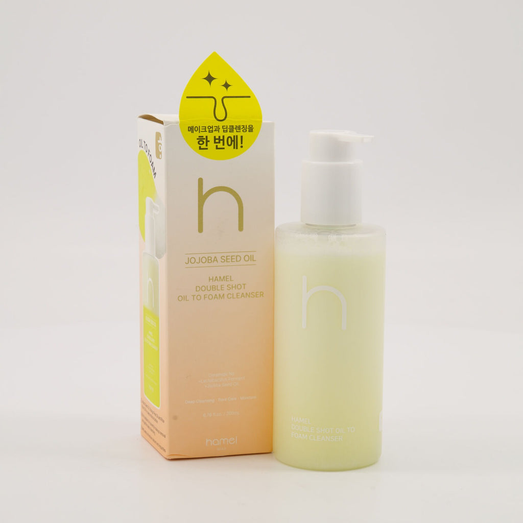 現貨🌸Korea Seoul hamei x olive young Double shot oil to foam cleanser 雙彈油+泡沫潔面乳 200ML | 落單後約3-5個工作天寄出
