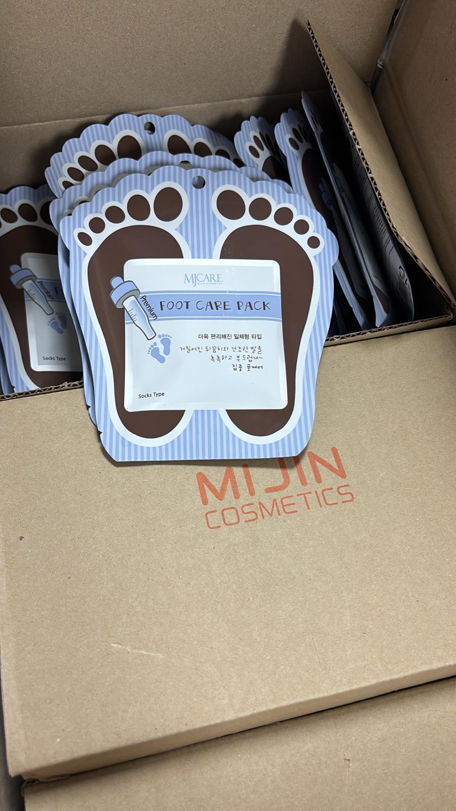 現貨🌸韓國製造MJCARE 柔軟去角質足膜 （1套5對） | 落單後約3-5個工作天寄出