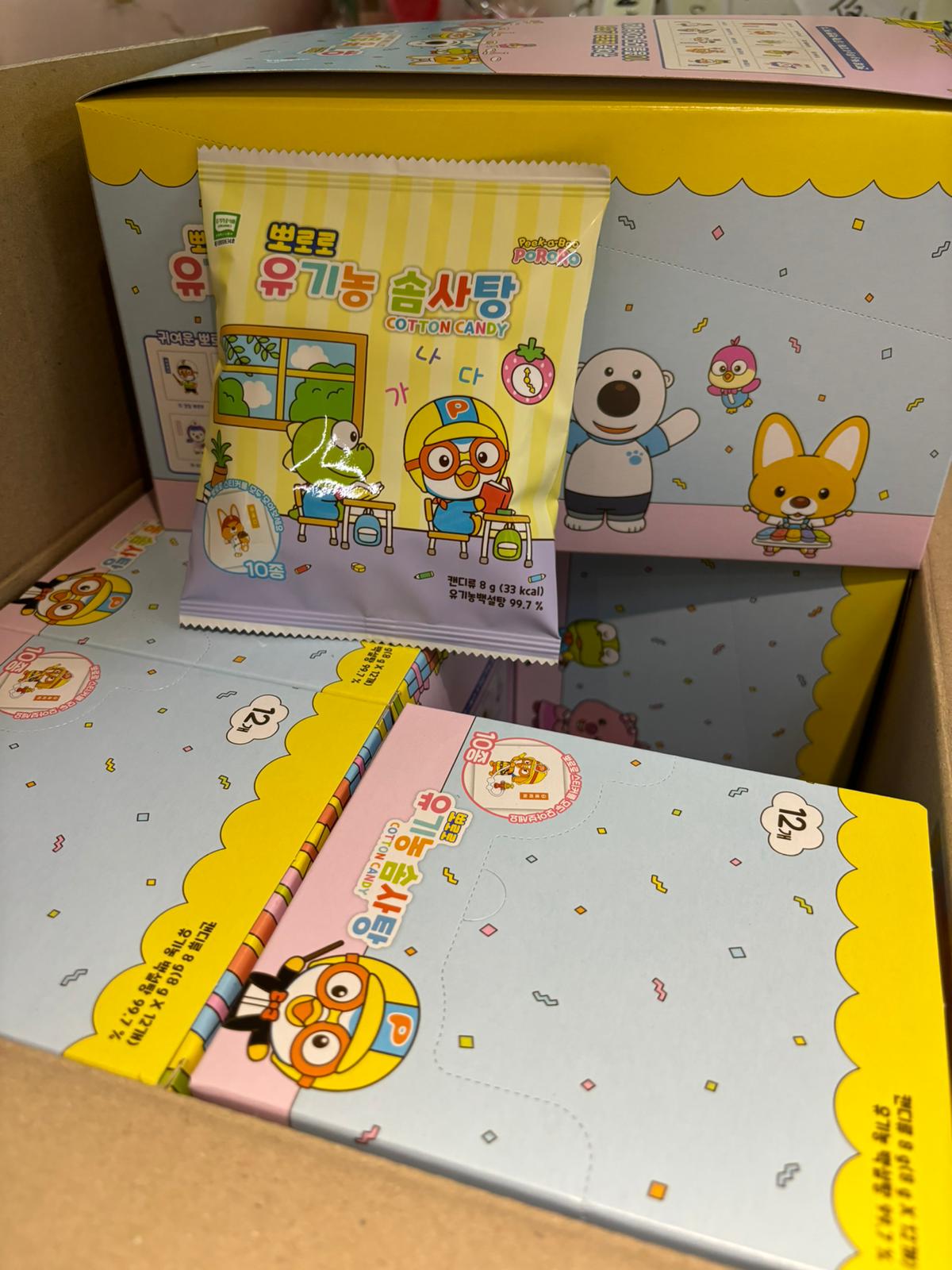 現貨🌸MEASTY PORORO卡通棉花糖9g 9GR*12包 | 落單後約3-5個工作天寄出