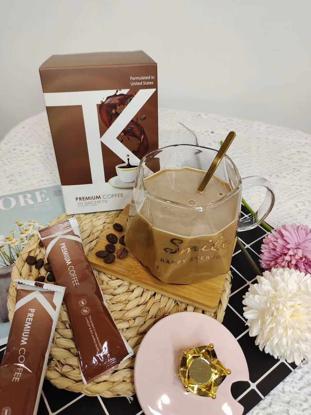 🌸馬來西亞TK PREMIUM COFFEE 頂級瘦身咖啡 ☕️ 1盒20包 | 預訂約2星期