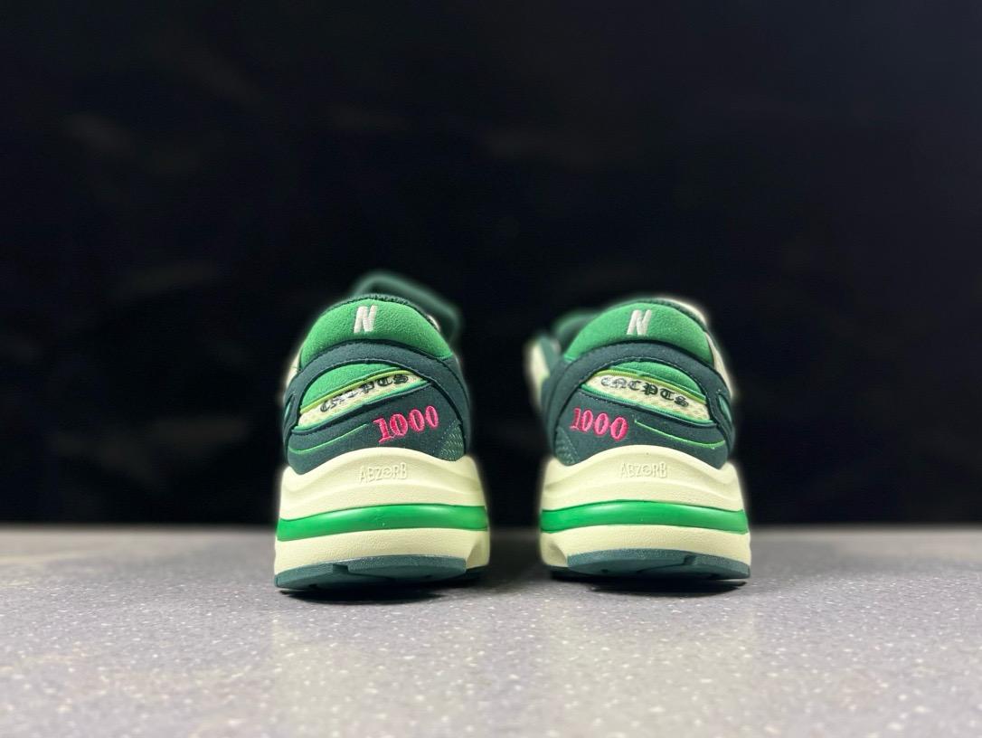 🌸New Balance 1000系列 復古 老爹風低幫休閒運動跑步鞋 M1000TI # 藍+綠+白 | 預訂約2-3星期(自行備註尺碼)