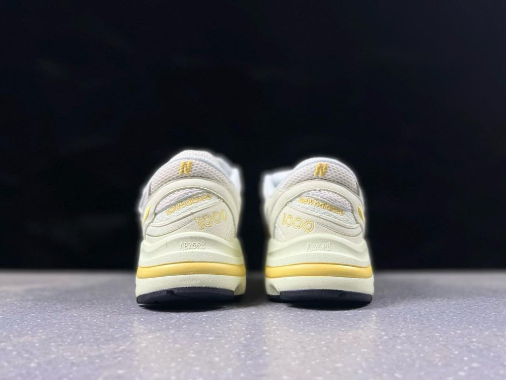 🌸New Balance 1000系列 復古 老爹風低幫休閒運動跑步鞋 M1000TI # 白+黃 | 預訂約2-3星期(自行備註尺碼)