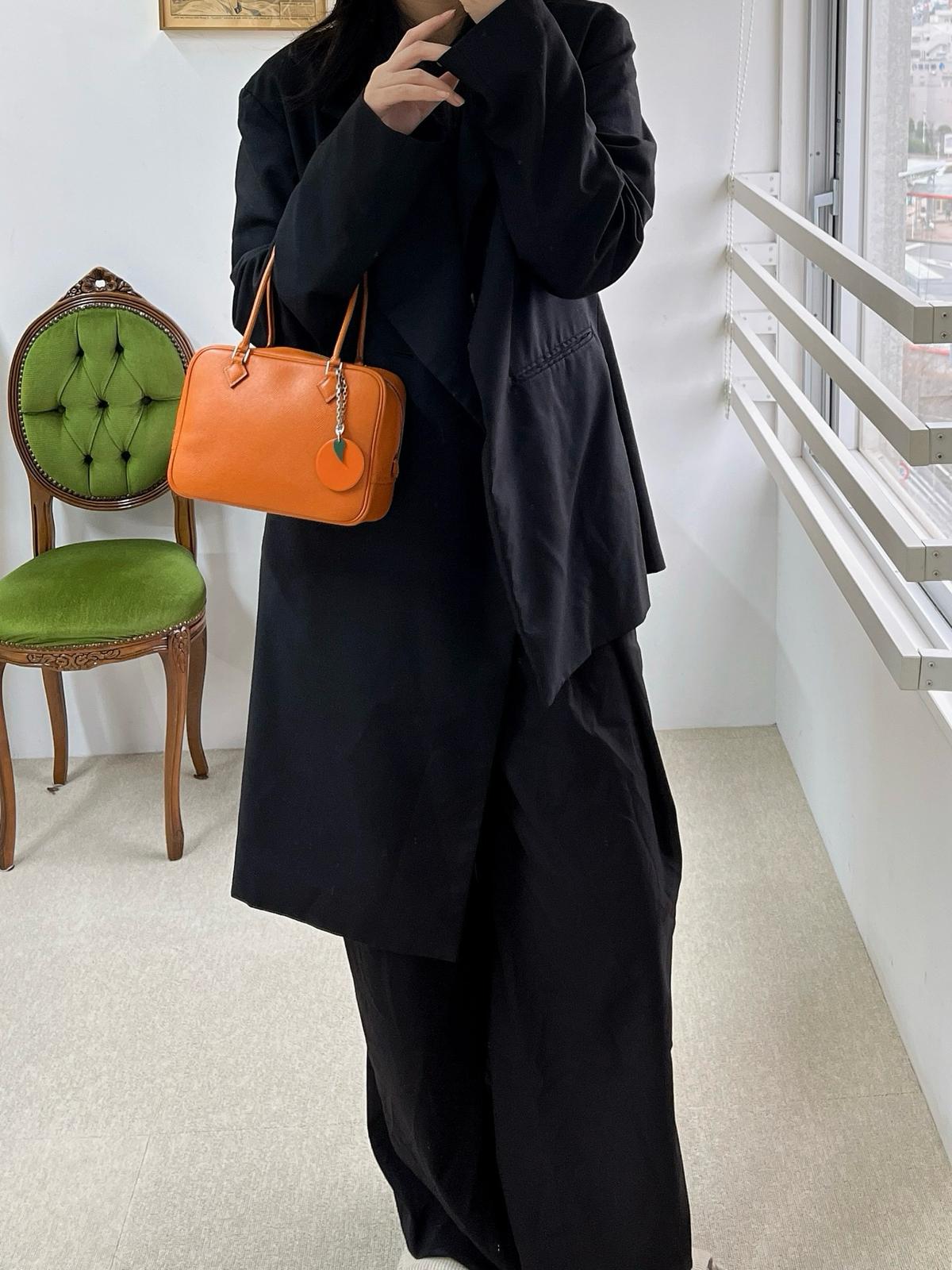 🌸日本中古品代購 愛馬仕愛馬仕橙E皮Plume 20框H刻2004年/Epsom/愛馬仕橙 | 預訂約2-3星期