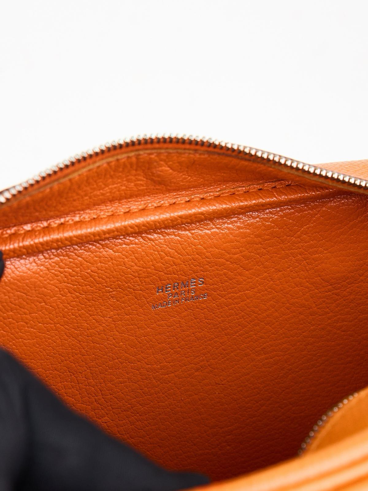 🌸日本中古品代購 愛馬仕愛馬仕橙E皮Plume 20框H刻2004年/Epsom/愛馬仕橙 | 預訂約2-3星期