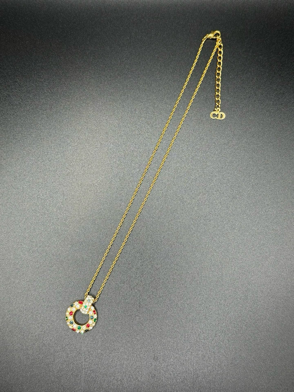 🌸日本中古品代購 Dior彩鑽項鏈 | 預訂約2-3星期