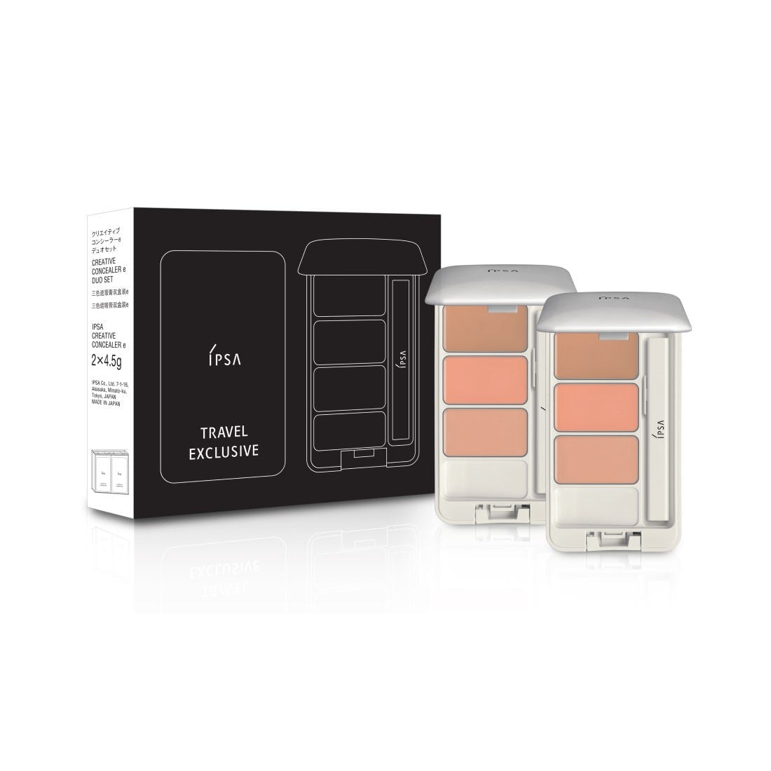 ✨💨快閃預訂💨✨🌸免稅正品 新款 IPSA 零瑕修飾遮瑕霜 SPF25 PA+++（3色遮瑕霜）4 .5gx2 孖裝 | 預訂約2-3星期