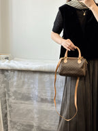 🌸日本中古品代購 Celine棕花mini波士頓 ➕肩帶 | 預訂約2-3星期