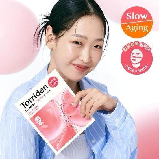 現貨🌸Torriden CELLMAZING 低分子膠原蛋白彈性凝膠面膜（4片）(面部及頸部適用) | 落單後約3-5個工作天寄出 娉婷貿易公司 Exquisite Beauty Trading Company