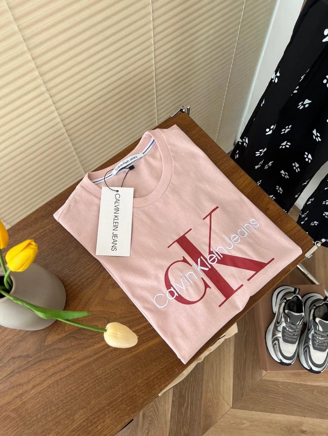 🌸CK 💕草莓色🍓短Tee | 預訂約3-4星期