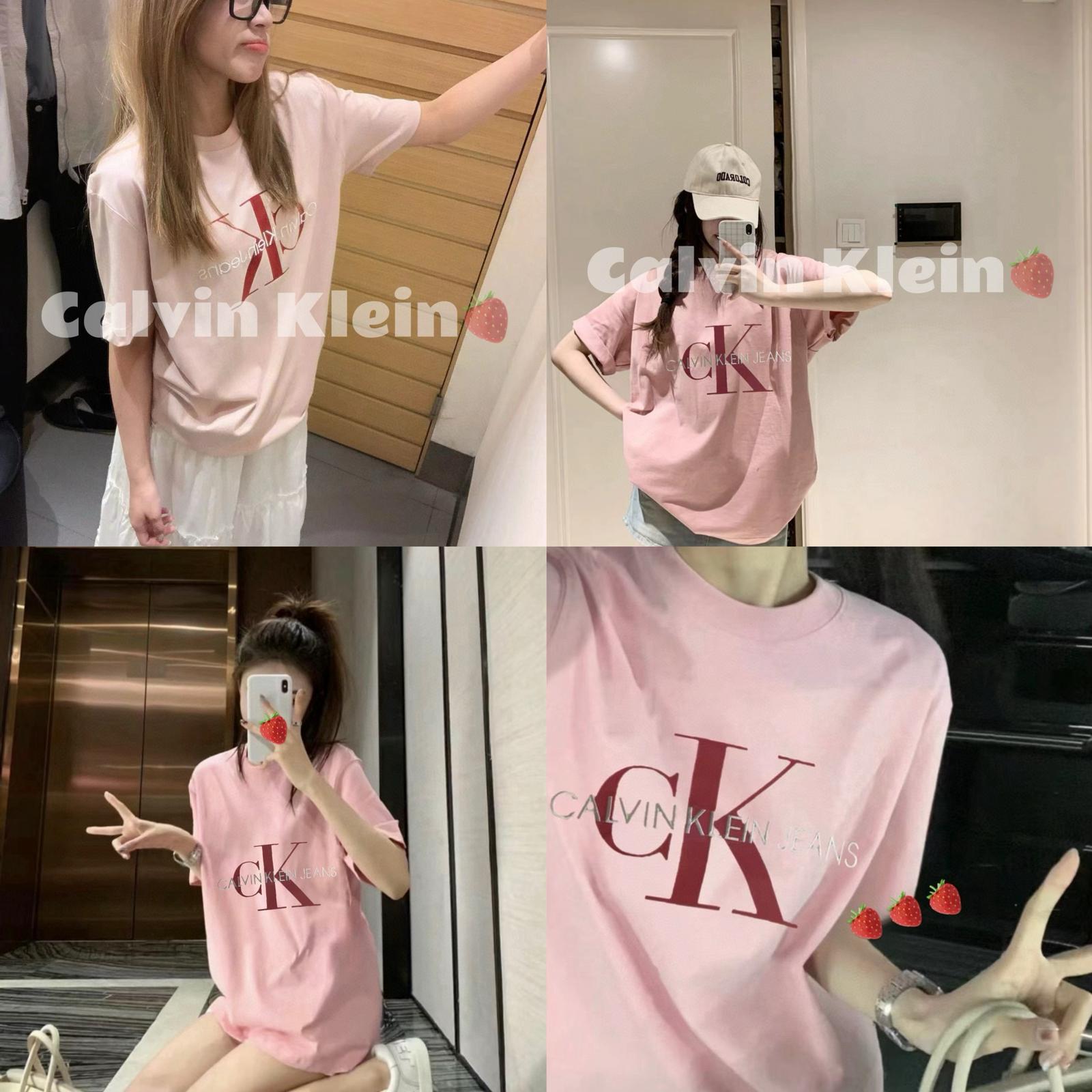 🌸CK 💕草莓色🍓短Tee | 預訂約3-4星期