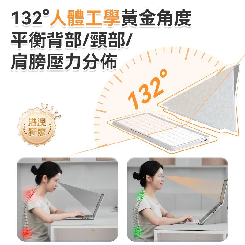 🌸美國USATISFY 超薄首創4合1多系統連控辦公可分離護頸支架便攜無線觸控鍵盤套裝 行貨一年保養 | 預訂約1-2星期