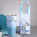 5/5截🌸限量 正版 Mofusand貓福珊迪 曲線杯保溫提袋組900ml（不鏽鋼杯+ 保溫飲料提袋）| 預訂約5月尾至6月初