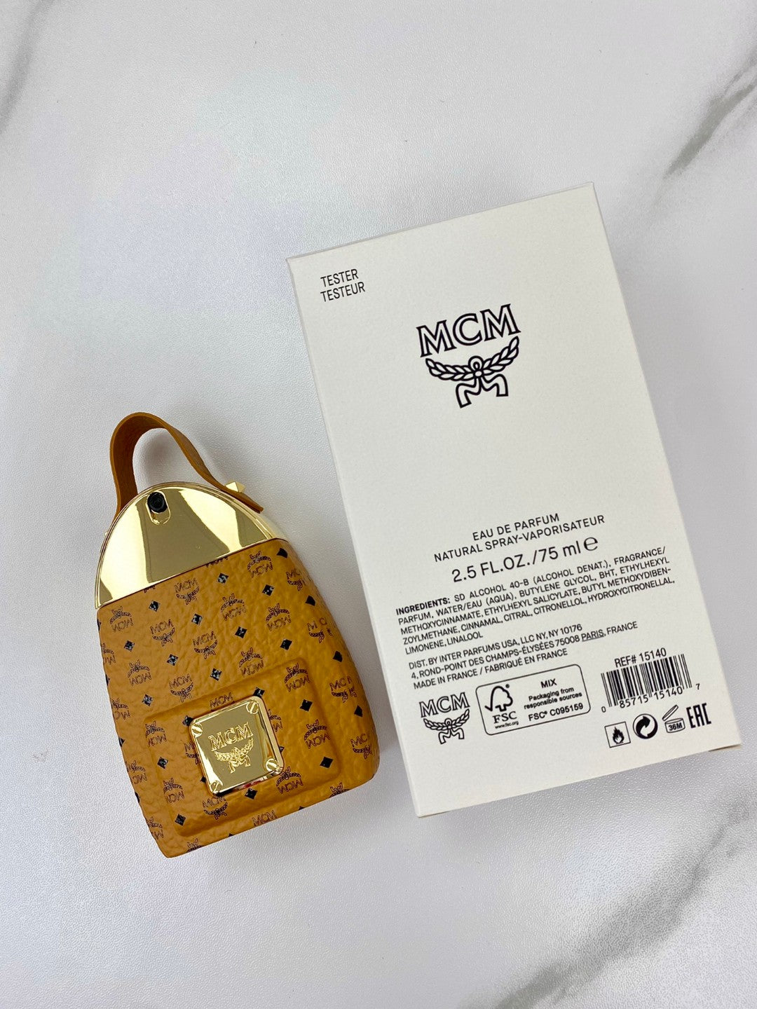 供應商現貨🌸免稅正品 MCM Eau de Parfum 經典揹包淡香精75ml🌟簡裝 | 預訂 逢星期一，三返倉執貨 其後約3-5個工作天寄出