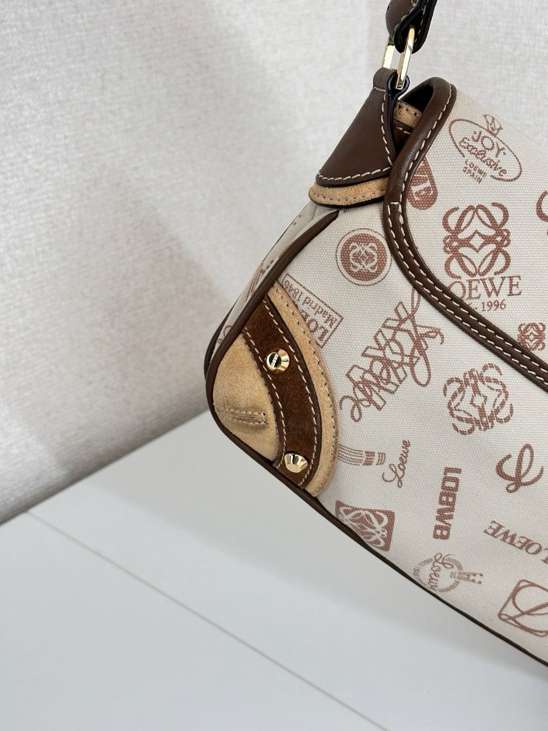 🌸日本中古品代購【稀有】LOEWE羅意威帆布160周年紀念單肩包手提包 | 預訂約2-3星期