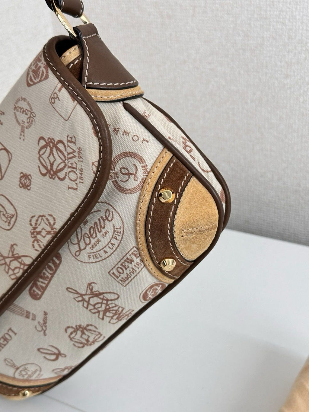 🌸日本中古品代購【稀有】LOEWE羅意威帆布160周年紀念單肩包手提包 | 預訂約2-3星期 娉婷貿易公司 Exquisite Beauty Trading Company