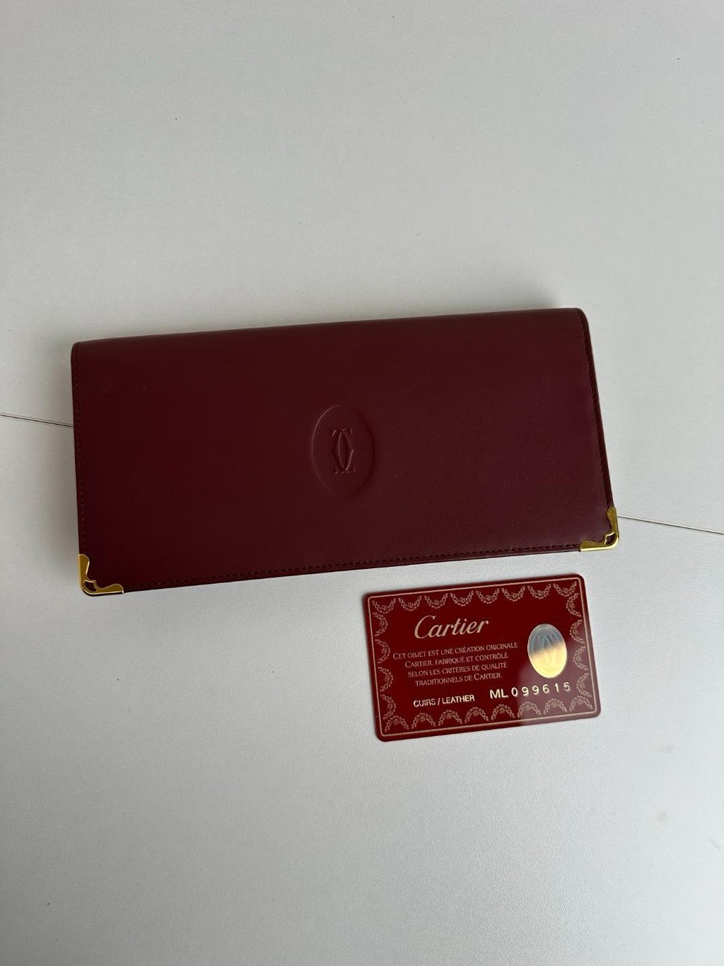 🌸日本中古品代購 Cartier卡地亞Must系列長款錢包(帶零錢袋)真皮 | 預訂約2-3星期
