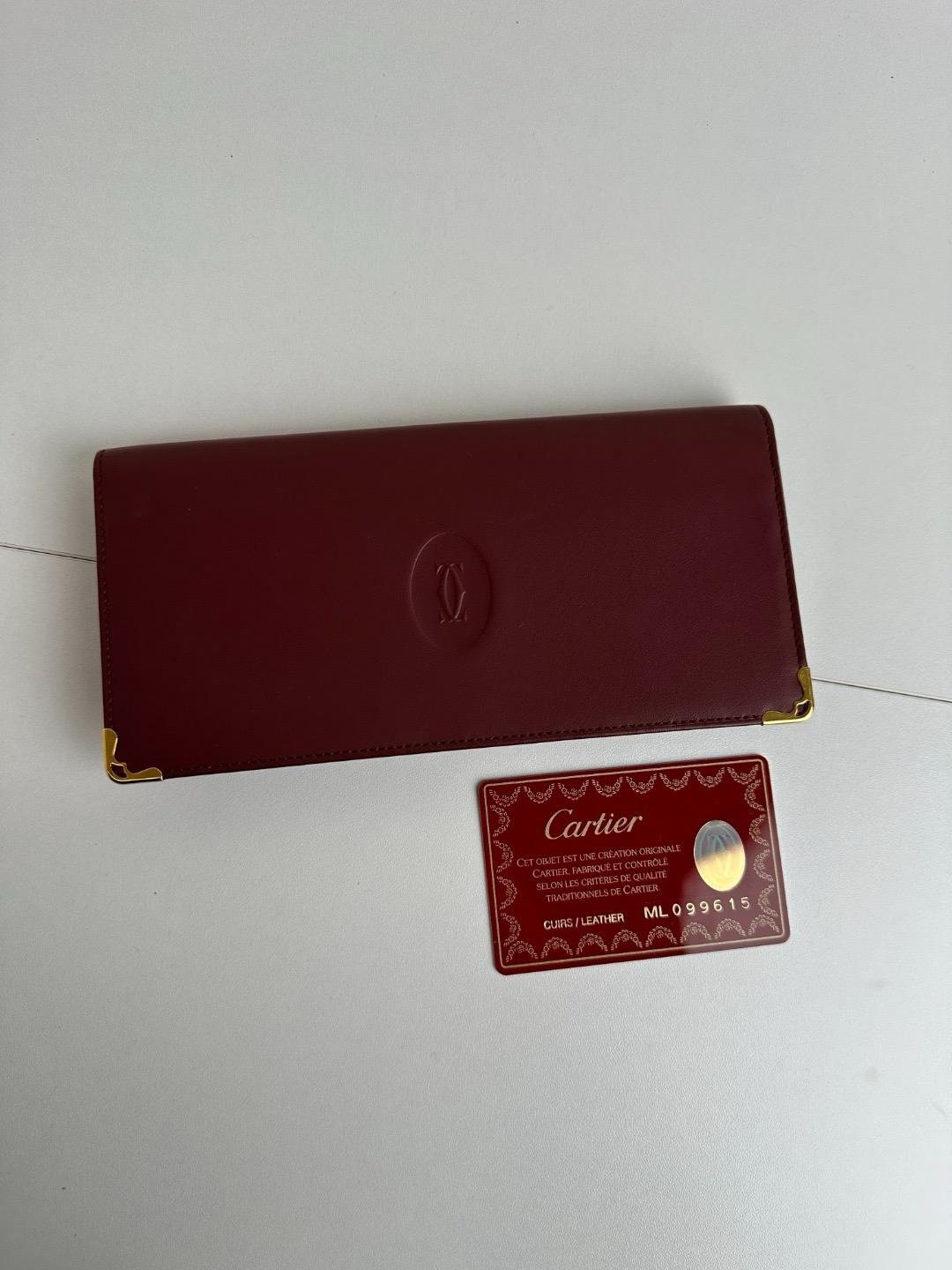 🌸日本中古品代購 Cartier卡地亞Must系列長款錢包(帶零錢袋)真皮 | 預訂約2-3星期