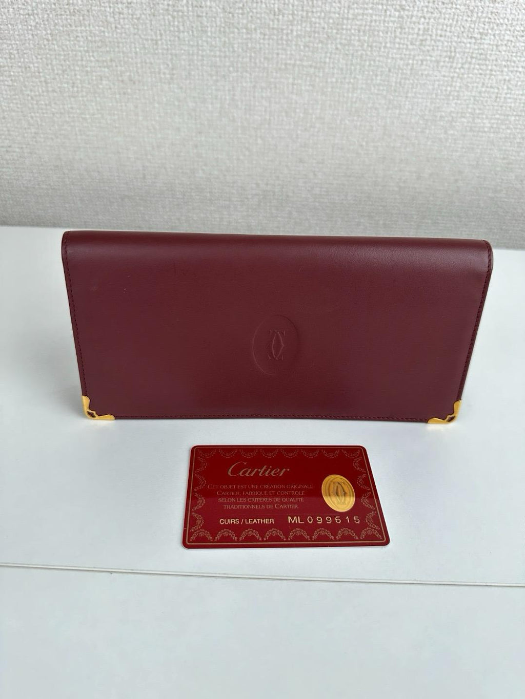 🌸日本中古品代購 Cartier卡地亞Must系列長款錢包(帶零錢袋)真皮 | 預訂約2-3星期