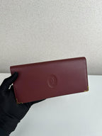 🌸日本中古品代購 Cartier卡地亞Must系列長款錢包(帶零錢袋)真皮 | 預訂約2-3星期