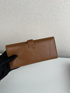 🌸日本中古品代購 LOEWE羅意威雙折長款錢包駝色棕色Anagram標志Nappa皮革 | 預訂約2-3星期