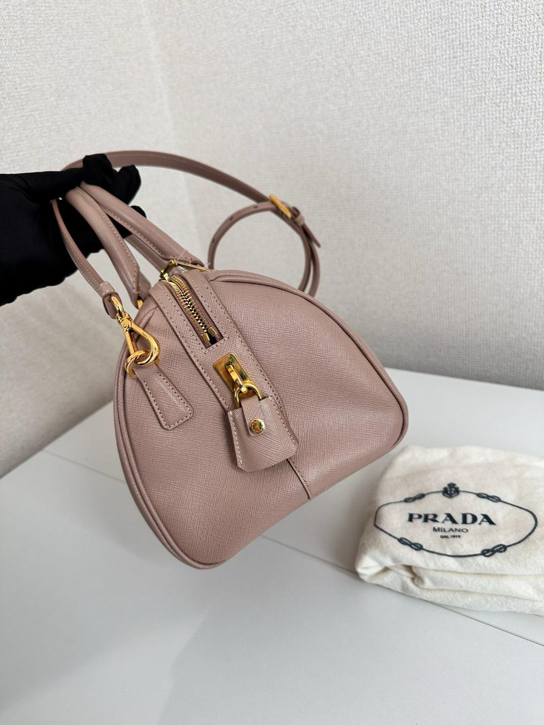 🌸日本中古品代購 PRADA普拉達2 WAY波士頓包/單肩包Saffiano | 預訂約2-3星期