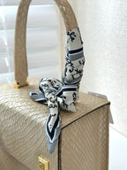 🌸日本中古品代購【稀有】VERSACE 范思哲化妝包壓紋皮革手提包 | 預訂約2-3星期