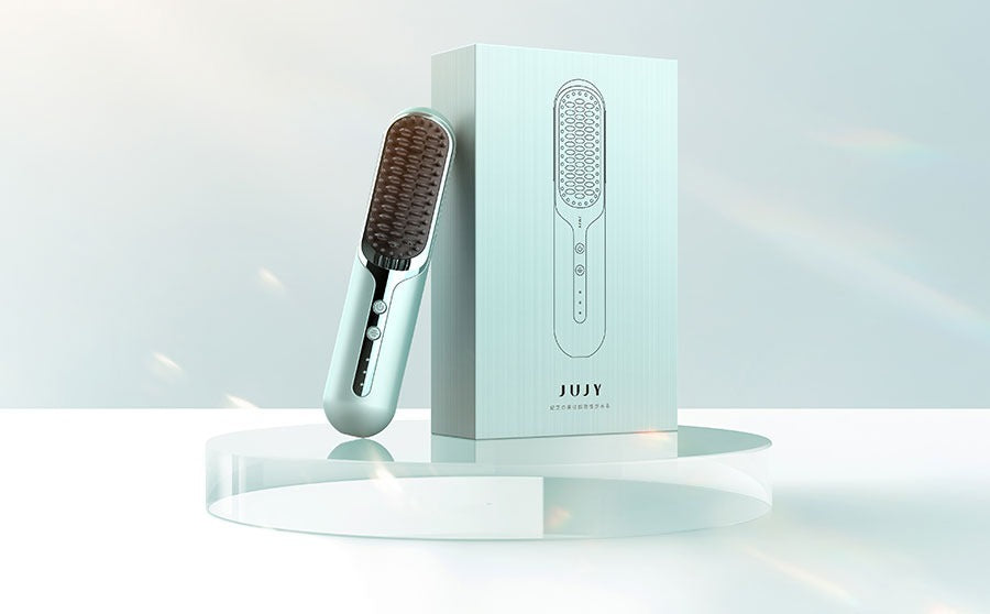 現貨🌸日本JUJY PlasmaCare護髮雙效等離子充插兩用速熱防燙百變造型無線直髮梳(GaN快充版) | 落單後約3-5個工作天寄出
