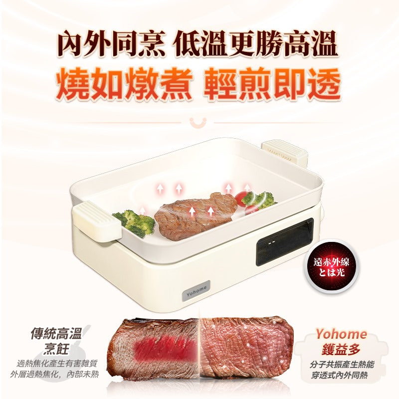 🌸日本Yohome FIR遠紅外全熱穿透營養保存嫩鮮澈脂多功能高端養生料理鍋 | 預訂約1-2星期 娉婷貿易公司 Exquisite Beauty Trading Company