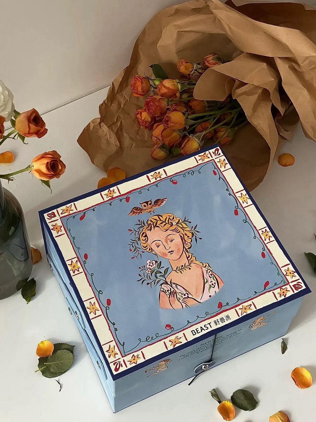 🌸野獸派🩵鐘罩大豆蠟蠟燭🕯️香薰套裝 | 預訂約3-4星期