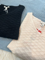 售完即止🌸🇺🇸 美國直送 Ella Moss 復古半袖針織 | 預訂 落單後約6月尾至7月初(自行備註顏色及尺寸)