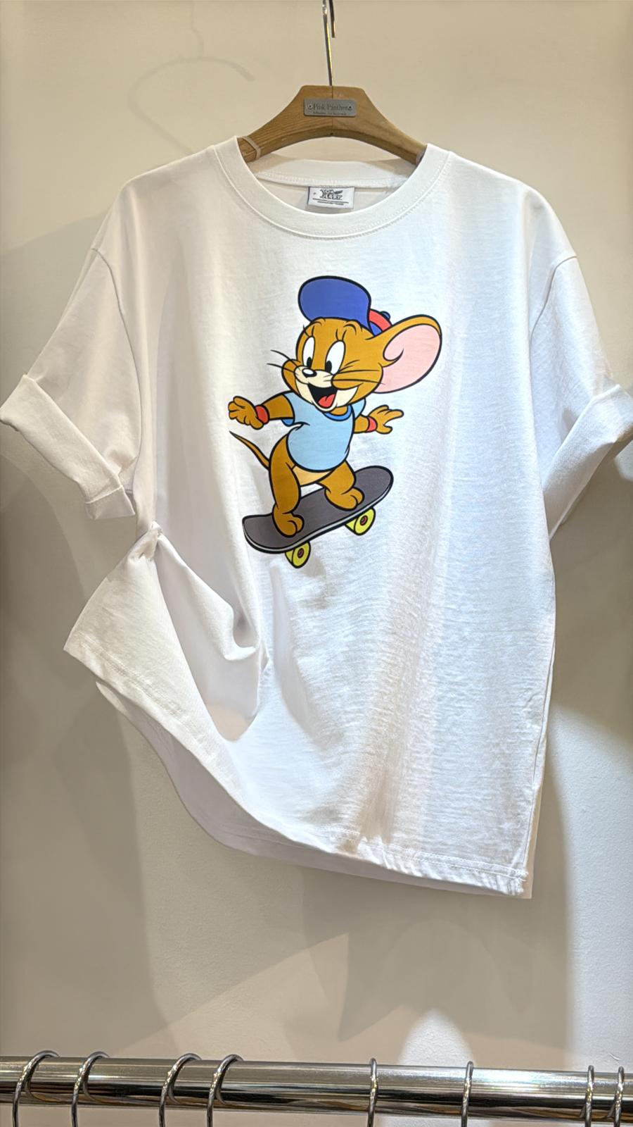 深灰色 白色現貨🌸韓國直送 Tom & Jerry上衣 | 落單後約3-5個工作天寄出(自行備註顏色&尺寸) 娉婷貿易公司 Exquisite Beauty Trading Company