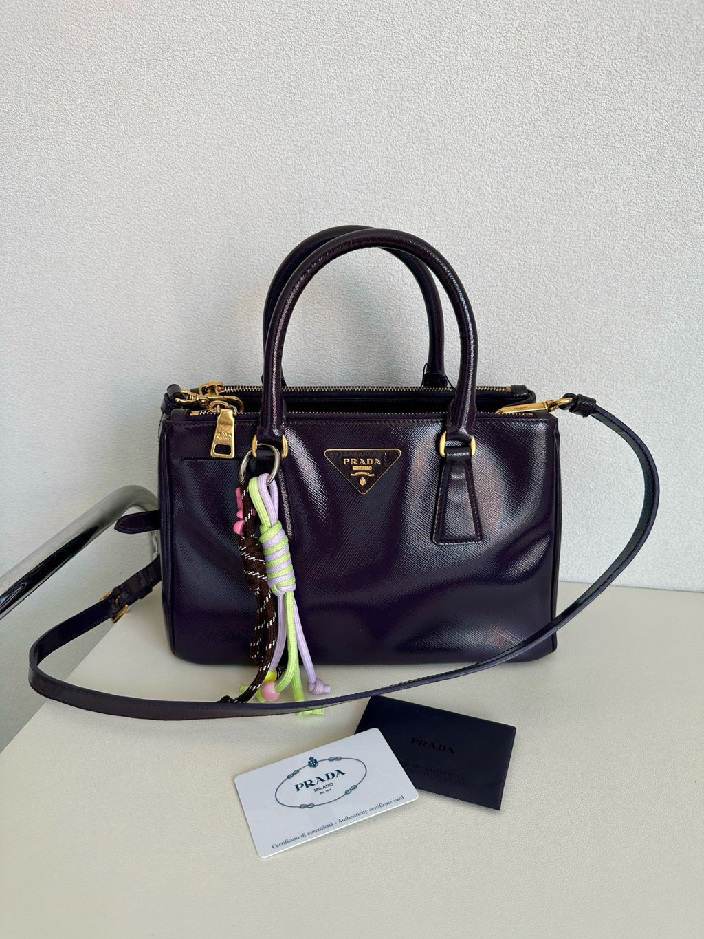🌸日本中古品代購 Prada紫色殺手小號 | 預訂約2-3星期