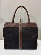 🌸日本中古品代購 CHANEL牛仔配皮單肩托特 | 預訂約2-3星期