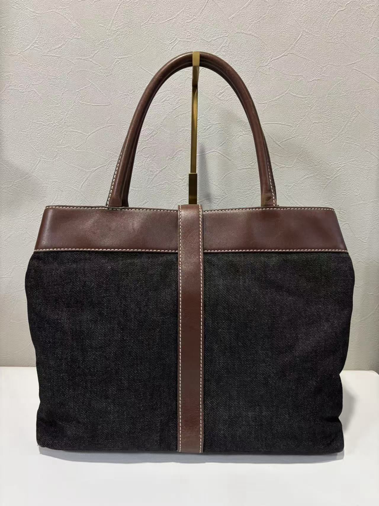 🌸日本中古品代購 CHANEL牛仔配皮單肩托特 | 預訂約2-3星期