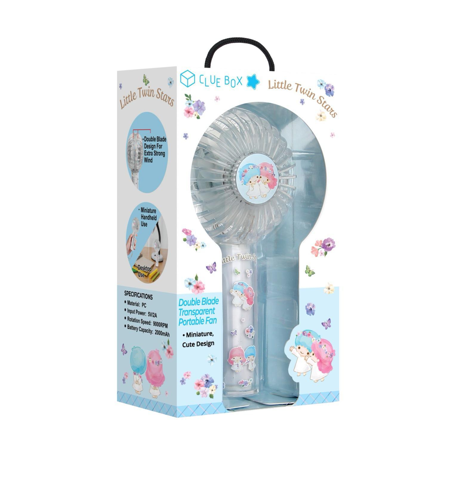 31/5截🌸Clue Box 透明手提風扇 | 型號: CB-BES2 | 預訂約3-4星期(自行備註款式)