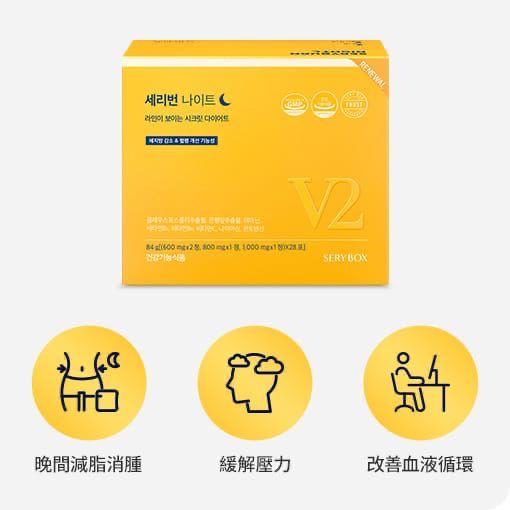 現貨🌸韓國Sery box SERYBURN晚安減脂丸V2（升級版）| 纖體+改善血液循環+紓壓 | 落單後約3-5個工作天寄出