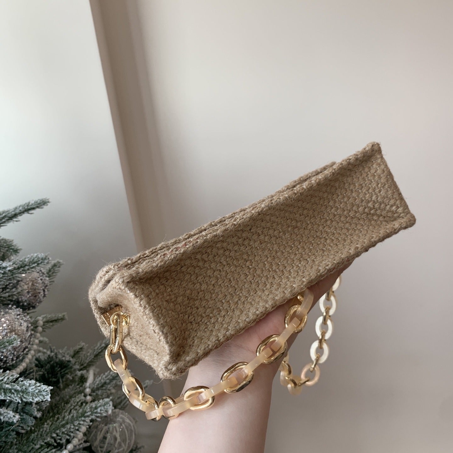 售完即止🌸DIOR Vic gift 超稀有贈品草編包(鏈條可拆取) | 預訂約4-5星期