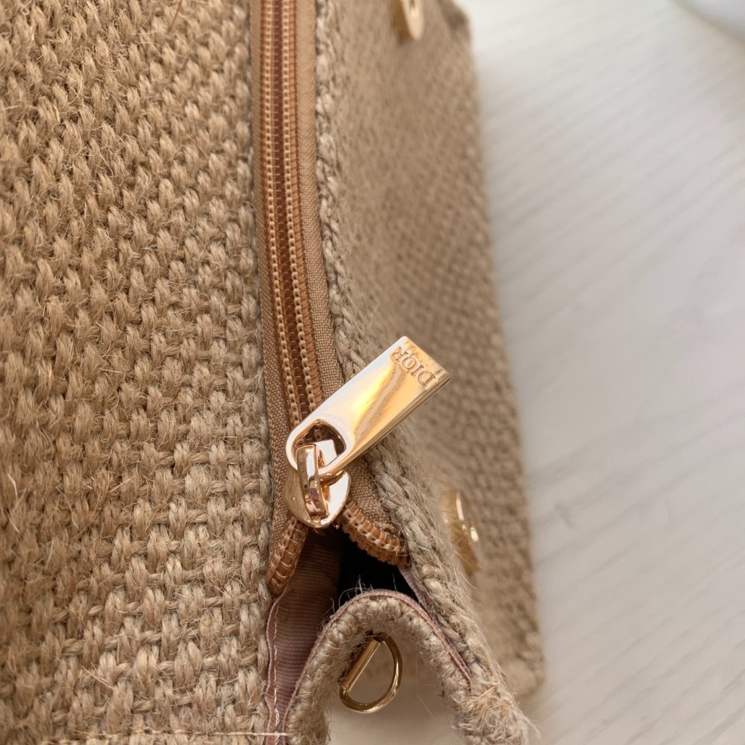 售完即止🌸DIOR Vic gift 超稀有贈品草編包(鏈條可拆取) | 預訂約4-5星期