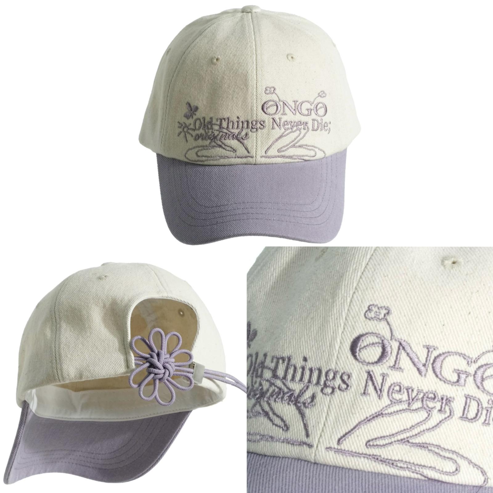 11/5截🌸🇰🇷最近超爆紅的韓國潮牌ONGO 花花帽🔥🔥 FLOWER KNOT CAP | 預訂 截單後約4-6星期(自行備註顏色e.g.圖1/圖2)