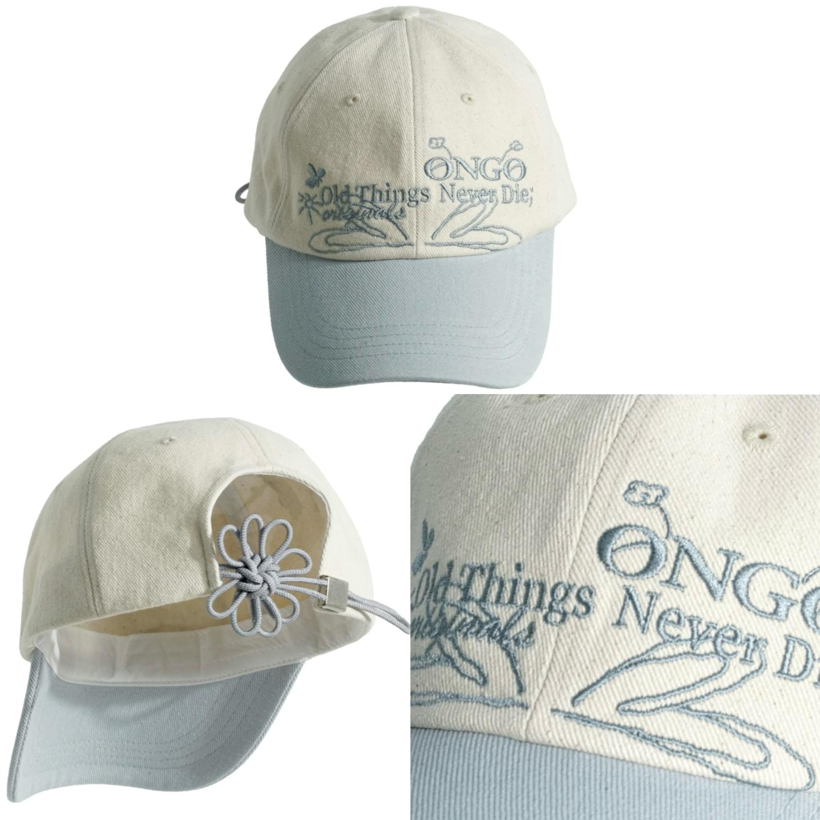 11/5截🌸🇰🇷最近超爆紅的韓國潮牌ONGO 花花帽🔥🔥 FLOWER KNOT CAP | 預訂 截單後約4-6星期(自行備註顏色e.g.圖1/圖2)