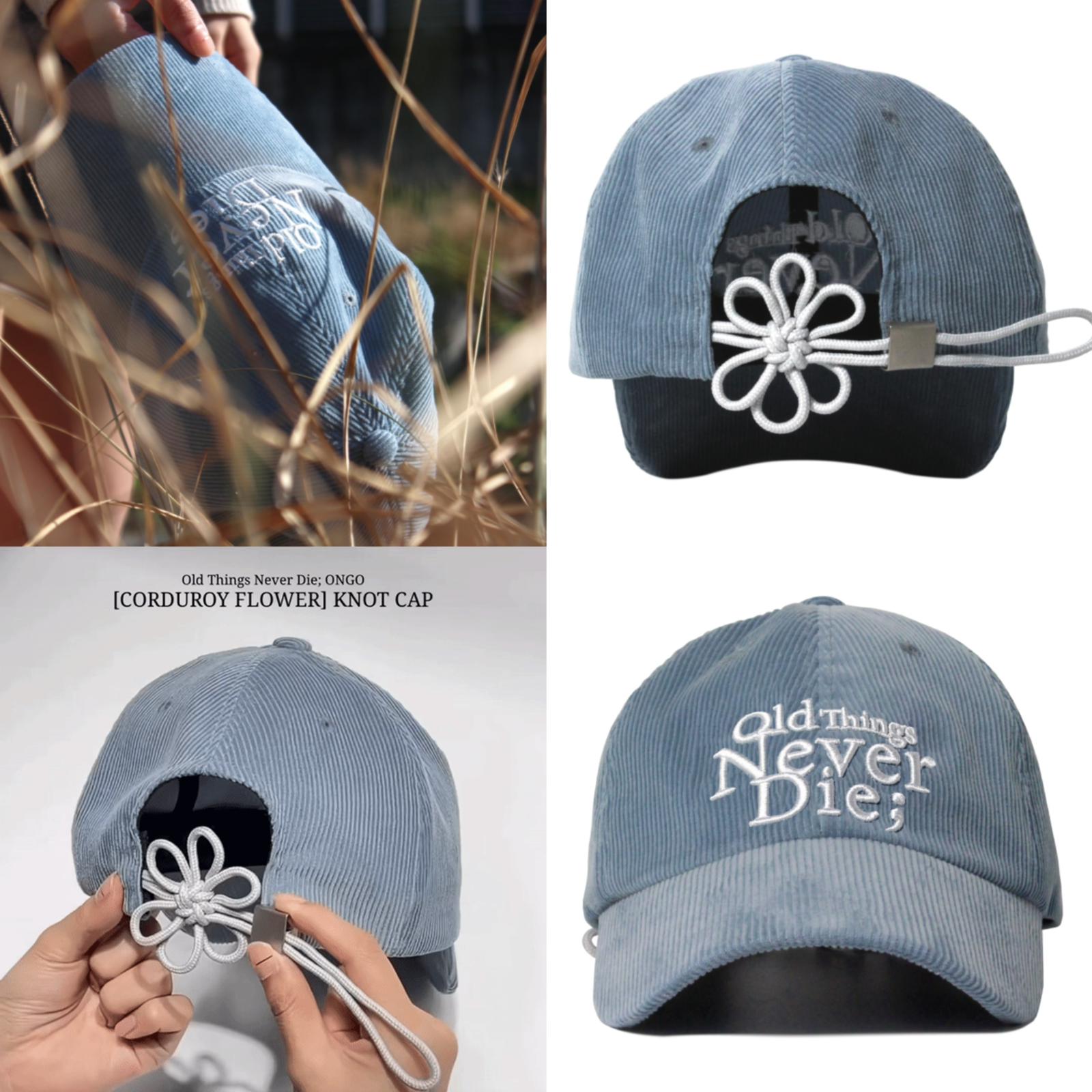 11/5截🌸🇰🇷最近超爆紅的韓國潮牌ONGO 花花帽🔥🔥 FLOWER KNOT CAP | 預訂 截單後約4-6星期(自行備註顏色e.g.圖1/圖2)