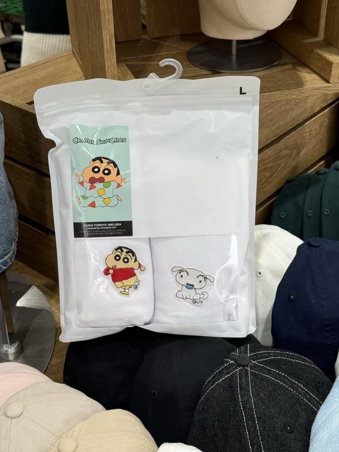 31/5截🌸🧸SPAO🧸韓國專門店/免稅店 2025新款折扣再特價😍 SPAO x 蠟筆小新 短袖Tee兩件套 | 預訂約3-4星期