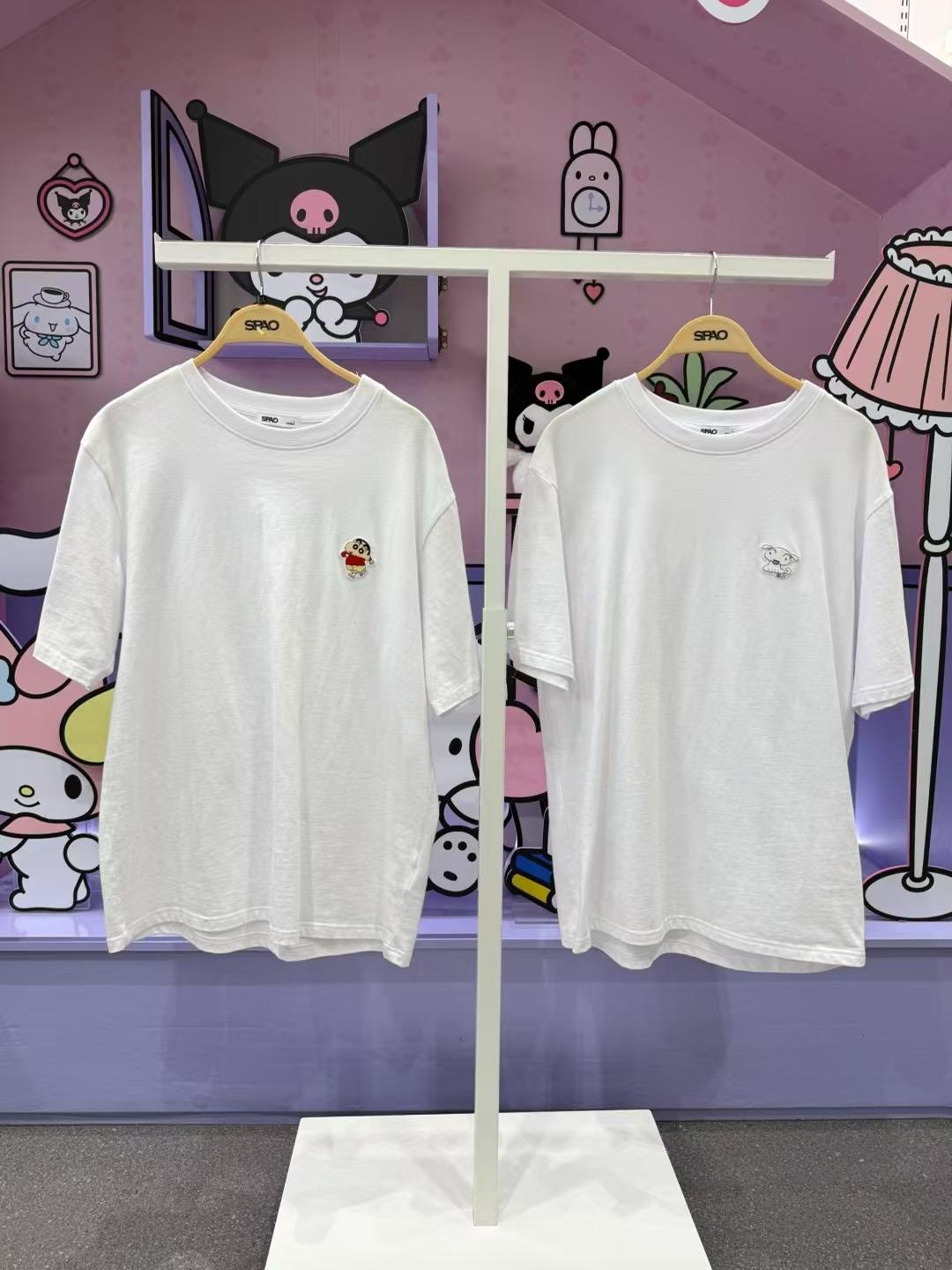 31/5截🌸🧸SPAO🧸韓國專門店/免稅店 2025新款折扣再特價😍 SPAO x 蠟筆小新 短袖Tee兩件套 | 預訂約3-4星期